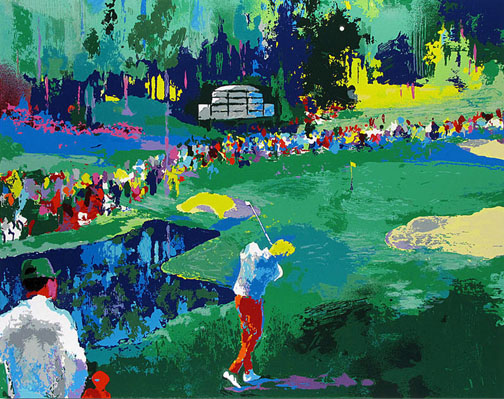 Leroy Neiman - 16th at Augusta - Limited Edition Serigraph