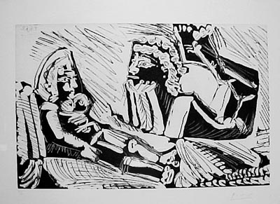 Pablo Picasso - 347 Series - Bloch 1500 - Limited Edition Etching