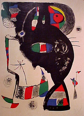 Joan Miro - 42 Rue Blomet - Limited Edition Lithograph