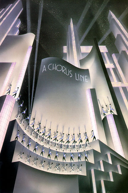 Robert Hoppe - A Chorus Line - Limited Edition Lithograph
