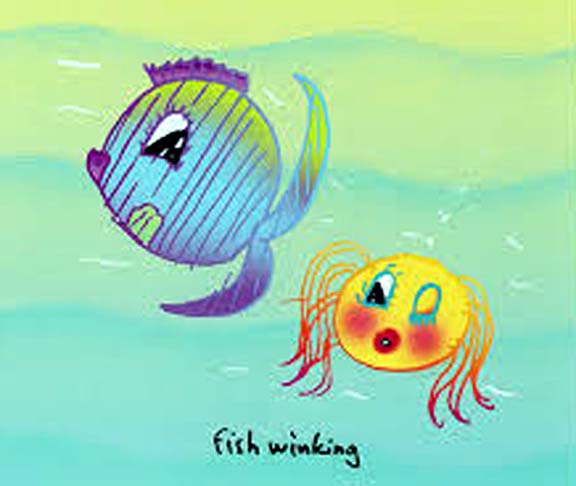 John Lennon - A Fish Winking - Limited Edition Serigraph