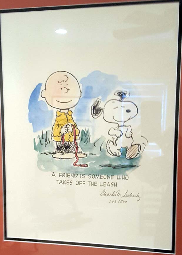 Charles Schultz - A Friend Is Someone Who - Limited Edition Serigraph
