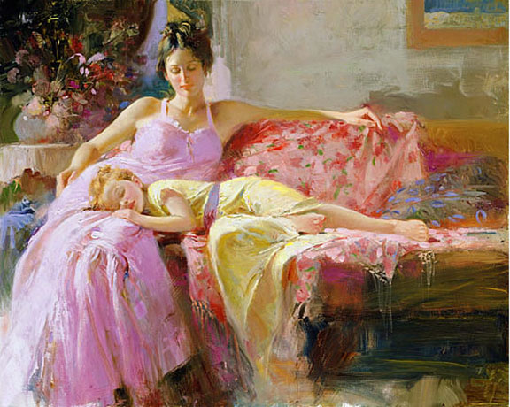 Daeni Pino - A Place in My Heart - Limited Edition Giclee on Canvas