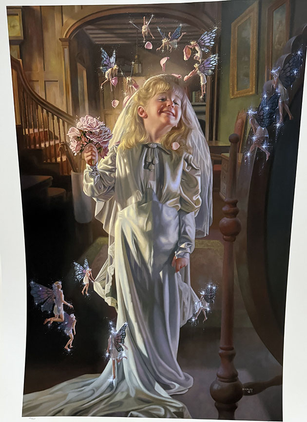 Bob Byerley - A Study in White - Limited Edition Lithograph