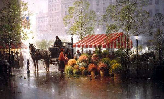 G Harvey - A Touch of Spring - Limited Edition Lithograph