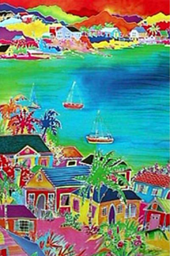 Jennifer Markes - Above St. Marc - Limited Edition Serigraph 