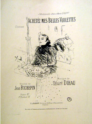 Toulouse Lautrec - Achetez Mes Belles Violettes - Limited Edition Lithograph