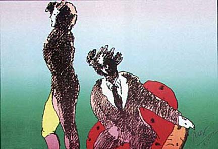 Peter Max - Across The Room - Limited Edition Lithograph