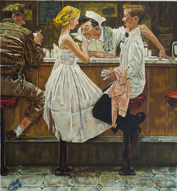 Norman Rockwell - After the Prom - Limited Edition Lithograph