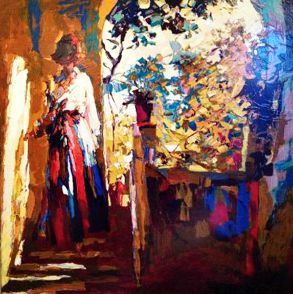 Nicola Simbari - Afternoon In Procina - Limited Edition Serigraph
