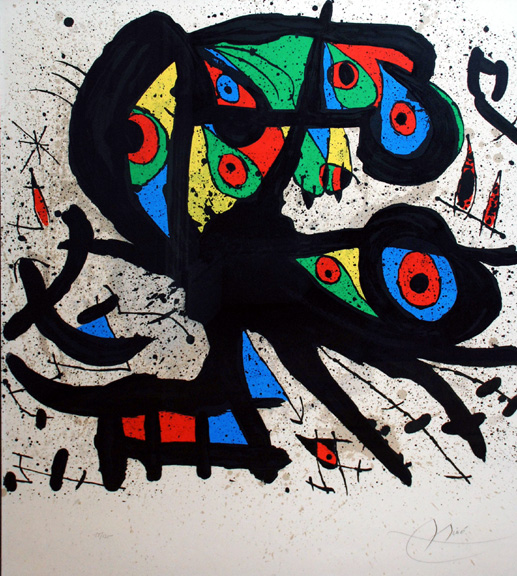 Joan Miro - Agora I - Limited Edition Lithograph