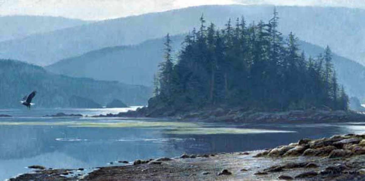 Robert Bateman - Along the Coast - Eagle - Limited Edition Lithograph