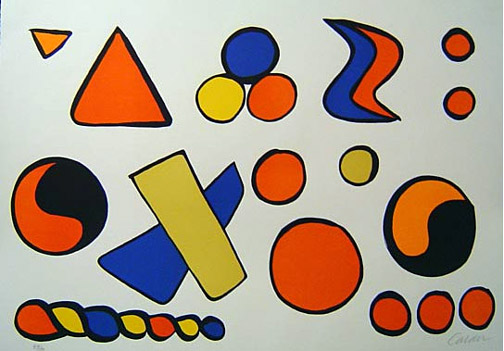 Alexander Calder - Alphabet et Saucisson - Limited Edition Lithograph