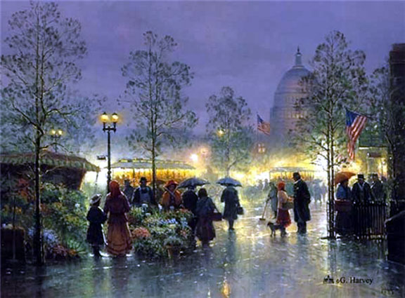 G Harvey - America's Memories - Limited Edition Lithograph
