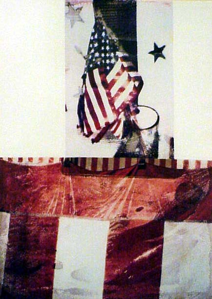 Robert Rauschenberg - American Flag - Limited Edition Lithograph