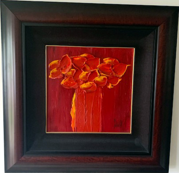 Jaline Pol - Amoureuses Couleur - Original Painting - Oil on Canvas