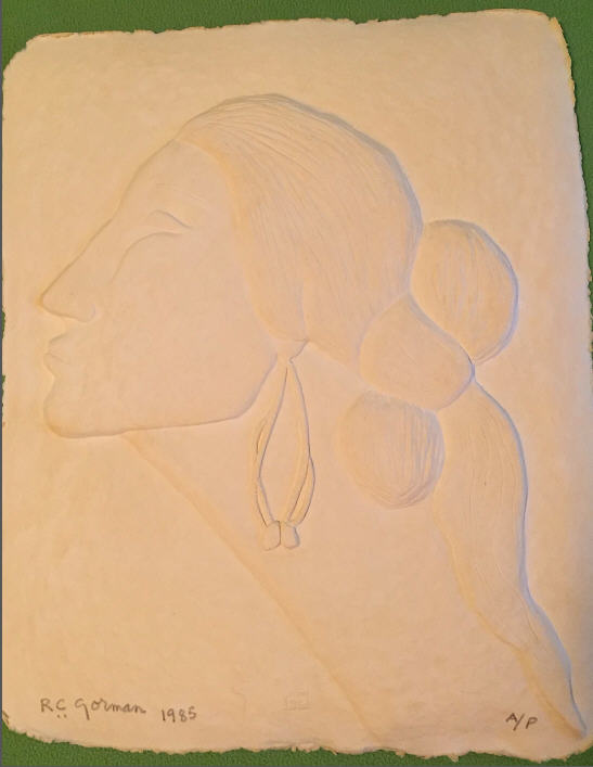 RC Gorman - Angelina - Limited Edition Cast Paper