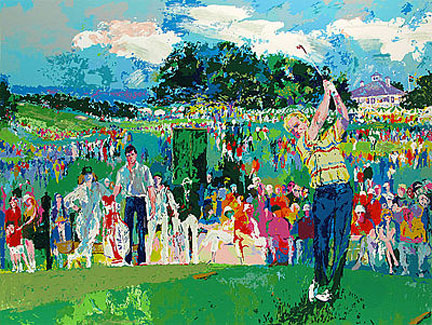 Leroy Neiman - April At Augusta - Limited Edition Serigraph