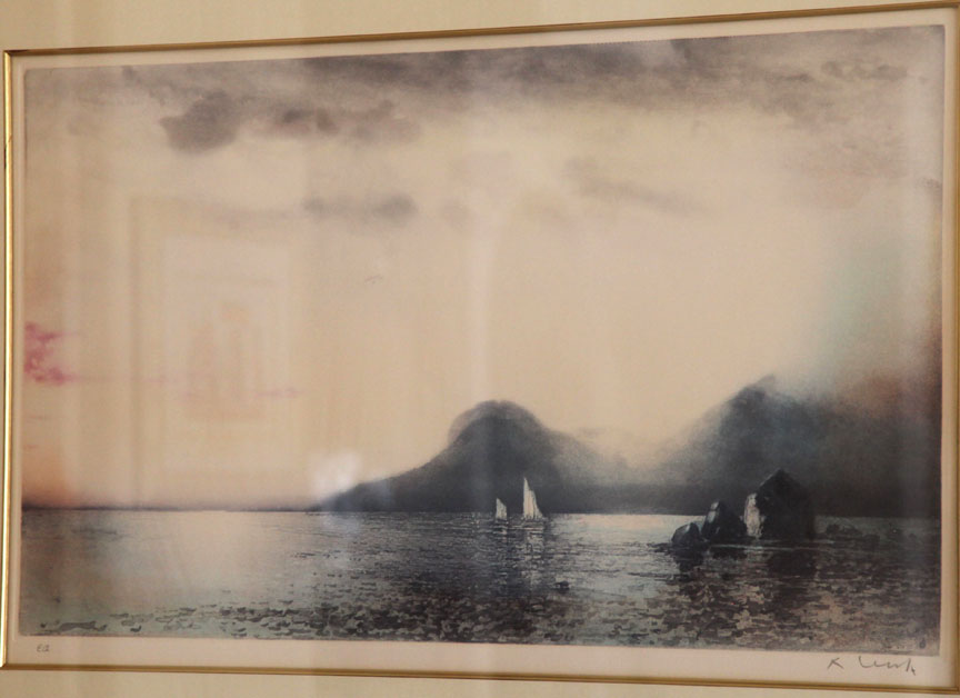 Kaiko Moti - Aqua Blanca - Limited Edition Aquatint Etching