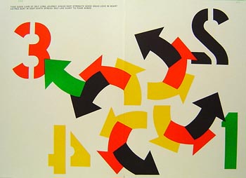 Robert Indiana - Arrows and Numbers - Limited Edition Lithograph