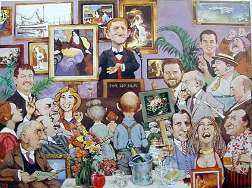 Charles Bragg - Art Auction - Limited Edition Offset Lithograph