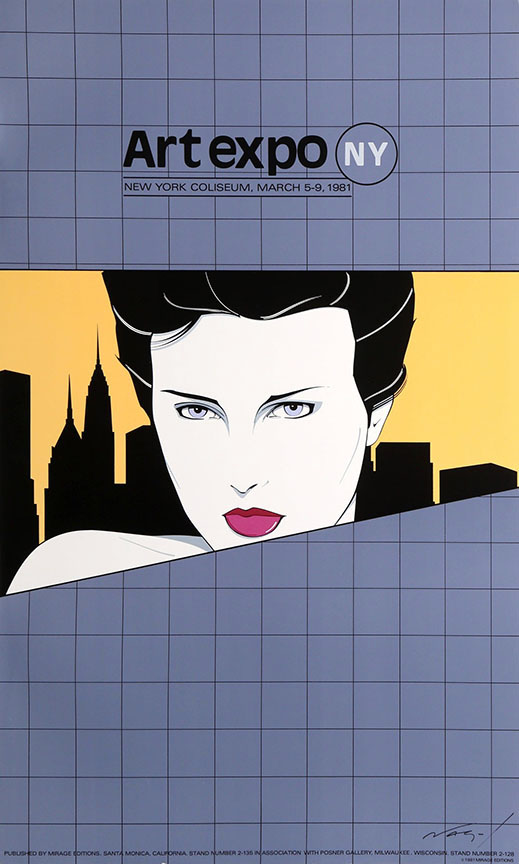 Patrick Nagel - Art Expo New York 1981 - Limited Edition Lithograph