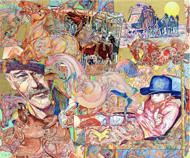 Guillaume Azoulay - At the Vox - Limited Edition Giclee on Canvas