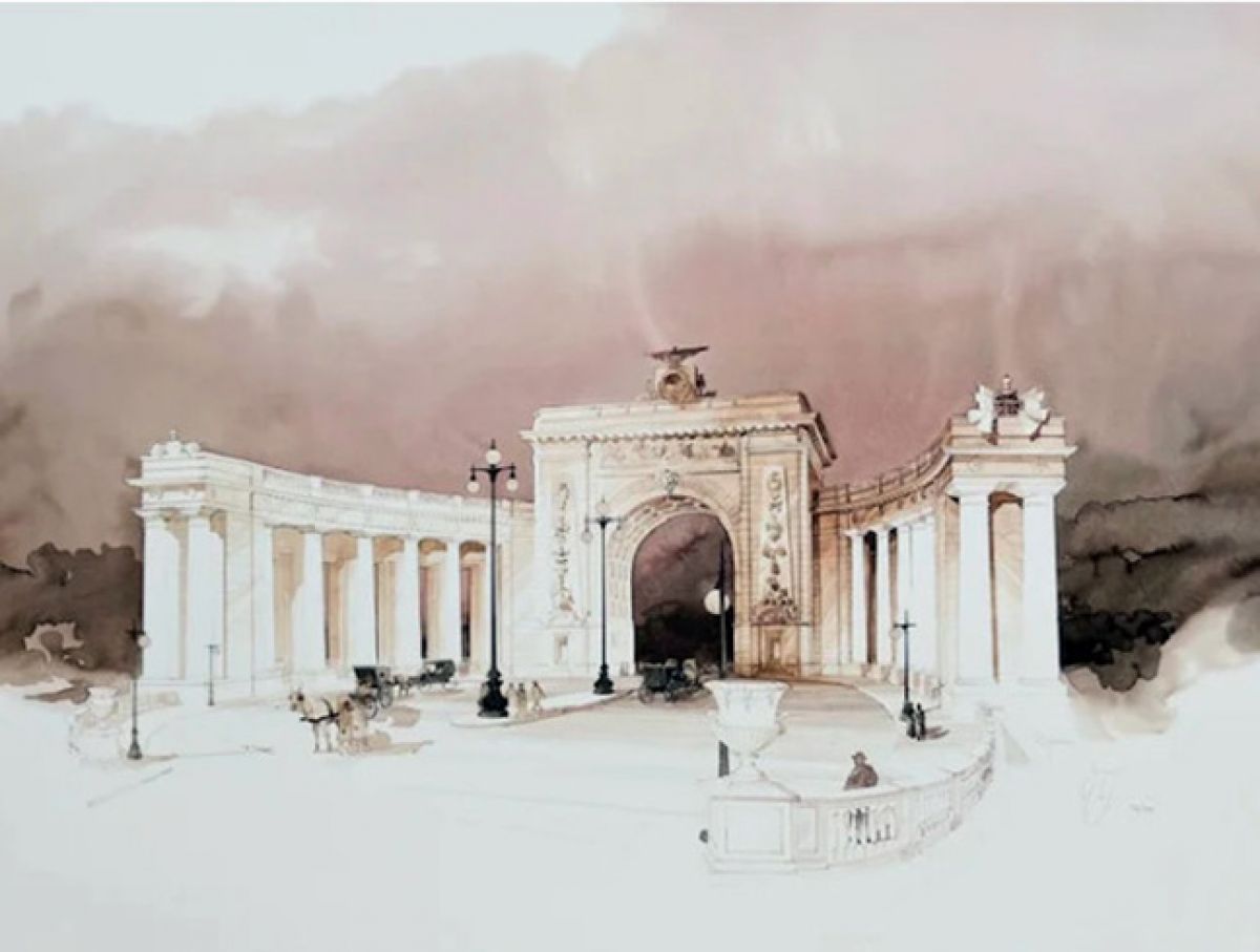 Michael Atkinson - Court of Honor - Limited Edition Lithograph
