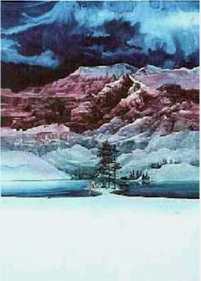 Michael Atkinson - Glacial Lake Reflections - Limited Edition Lithograph