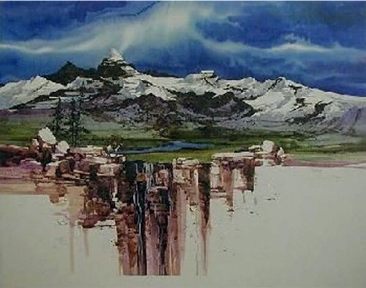 Michael Atkinson - River’s Edge at Twilight - Limited Edition Lithograph