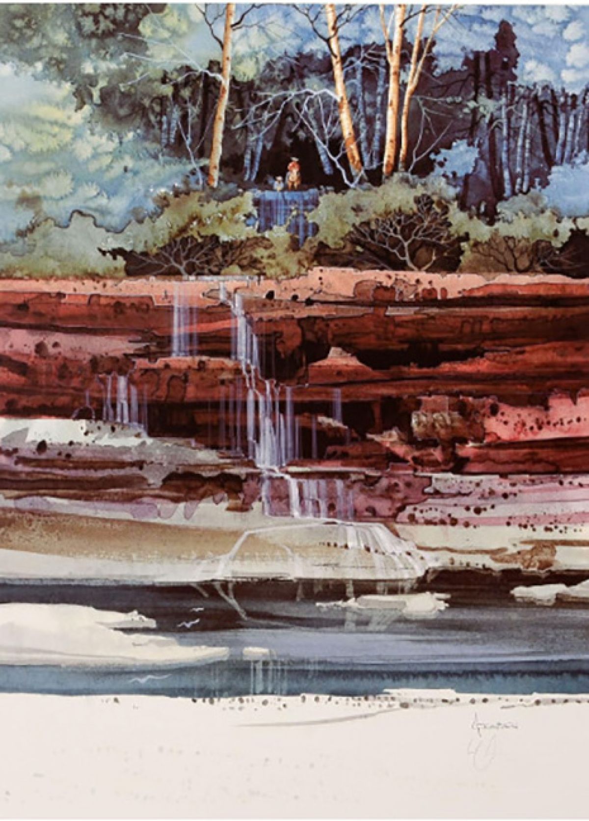 Michael Atkinson - Trail’s End - Limited Edition Lithograph