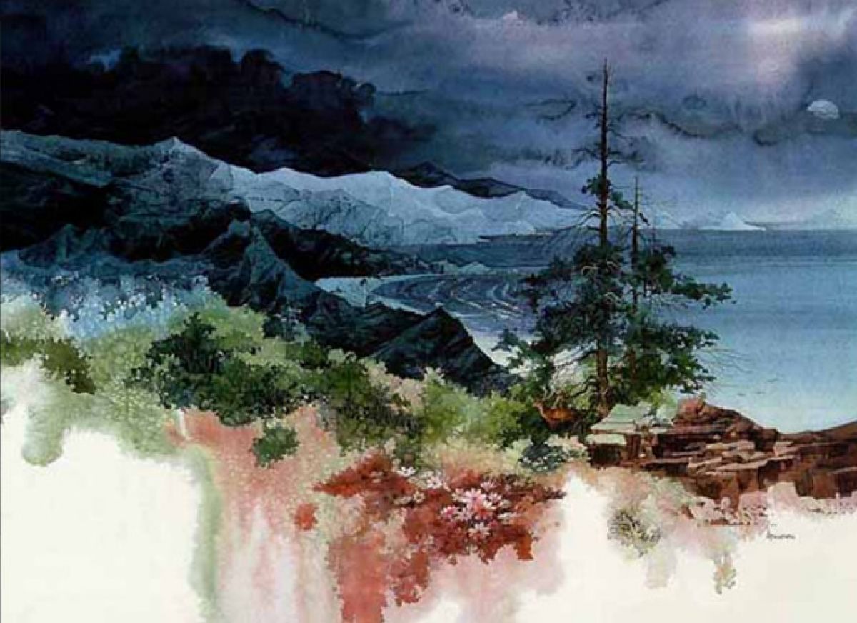 Michael Atkinson - Tranquil Cove - Limited Edition Lithograph
