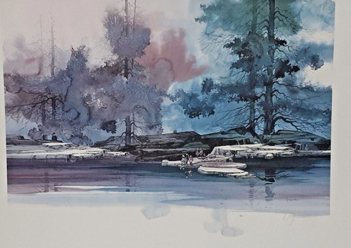 Michael Atkinson - Water’s Edge - Limited Edition Lithograph