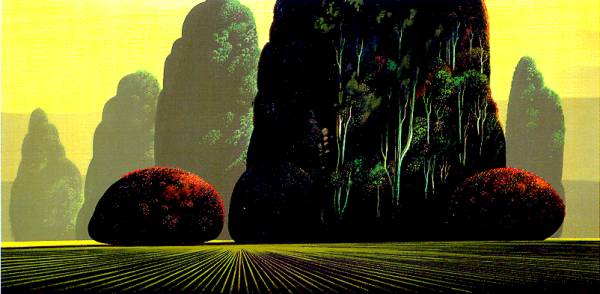 Eyvind Earle - Autumn Eucalyptus - Limited Edition Serigraph