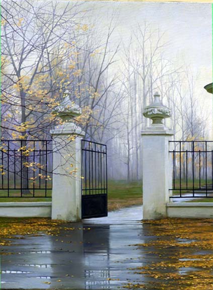Alexi Butirskiy - Autumn Gate - Limited Edition Giclee on Canvas 