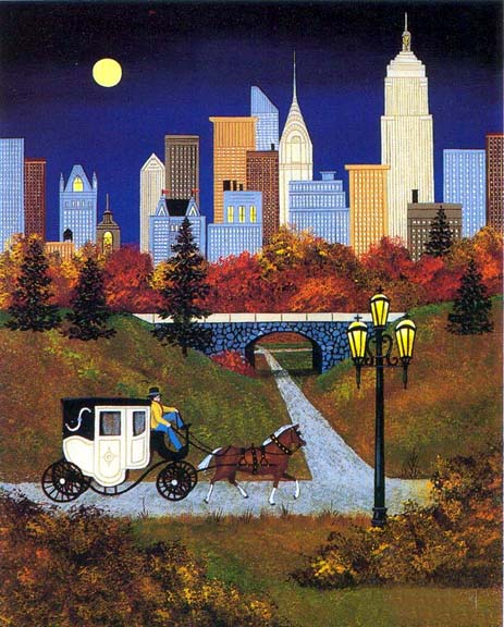 Jane Wooster Scott - Autumn in New York - Limited Edition Lithograph