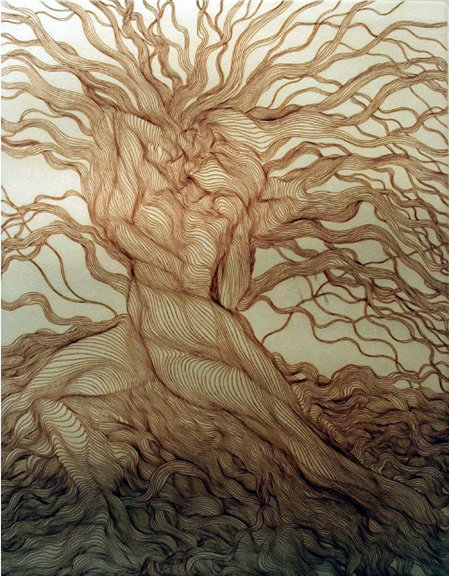 Guillaume Azoulay - Willow Suite - Limited Edition Etching