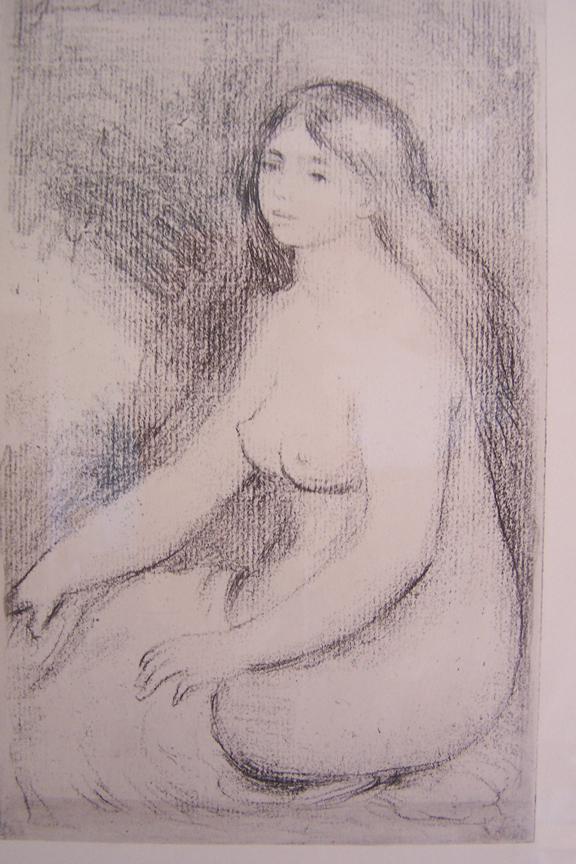 Pierre-Auguste Renoir - Baigneuse Assise - Limited Edition Drypoint / Etching 