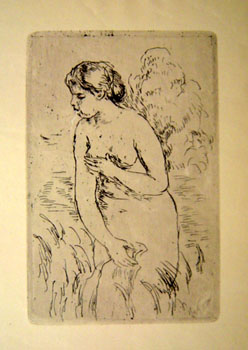 Pierre-Auguste Renoir - Baigneuse Debout, A Mi-Jambes - Limited Edition Etching