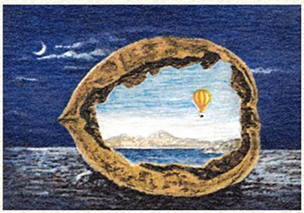 Fanny Brennan - Balloon Moon - Limited Edition Lithograph
