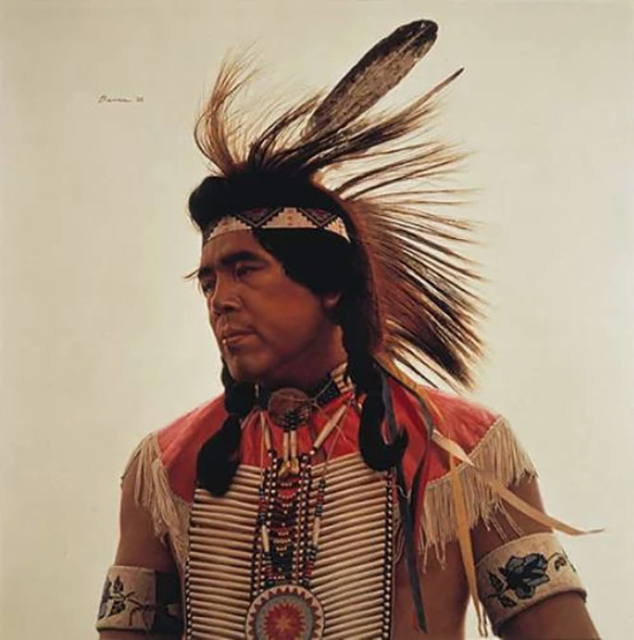 James Bama - Crow Indian Dancer - Limited Edition Lithograph