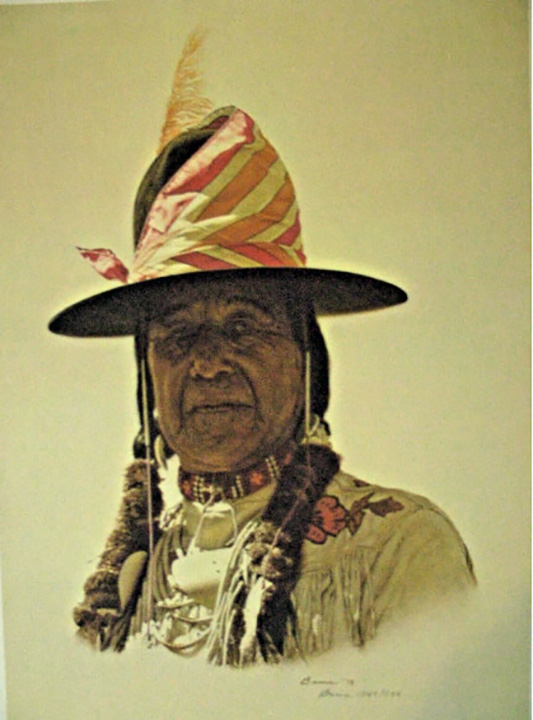 James Bama - Indian at the Crow Fair - Limited Edition Lithograph