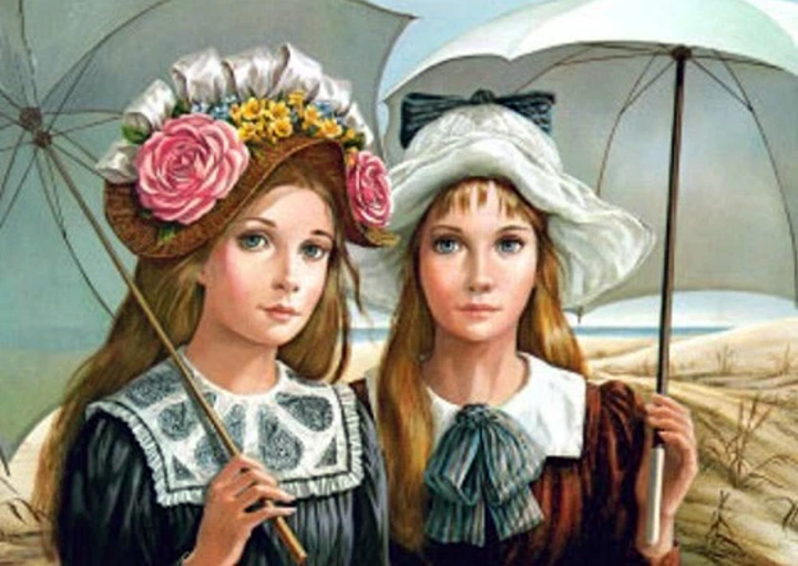 Pati Bannister - Parasols - Limited Edition Lithograph