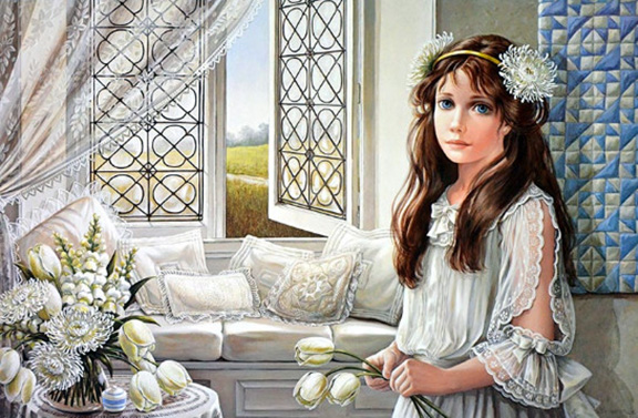 Pati Bannister - Window Seat - Limited Edition Lithograph