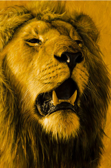 John Banovich - King - Lion - Limited Edition Giclee on Canvas