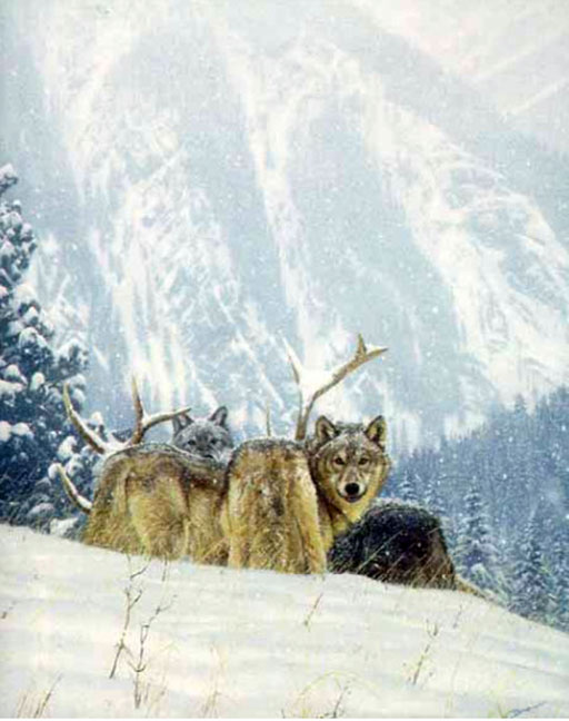 John Banovich - Winter Kill - Limited Edition Lithograph