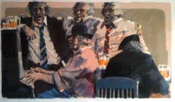 Aldo Luongo - Bar Union - Limited Edition Serigraph