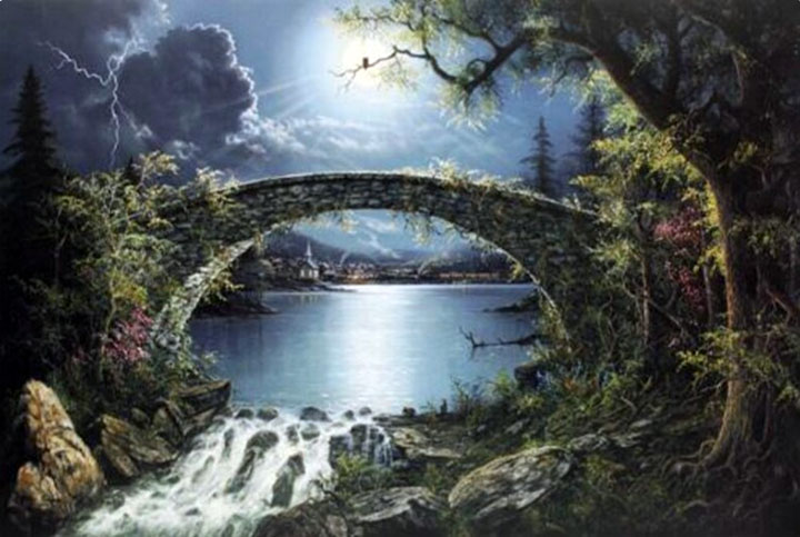 Jesse Barnes - Beyond the Bridge - Limited Edition Lithograph