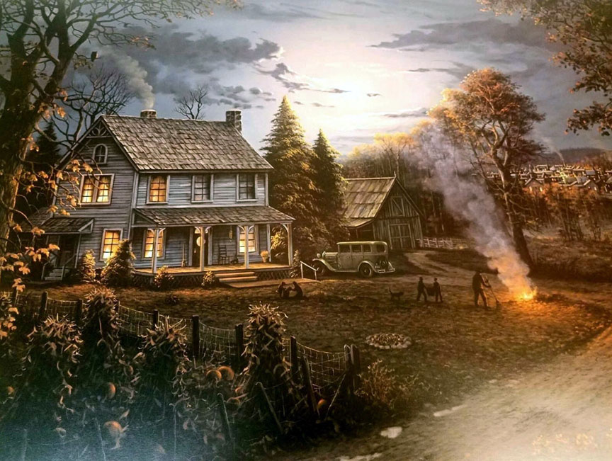 Jesse Barnes - October Radiance - Limited Edition Lithograph