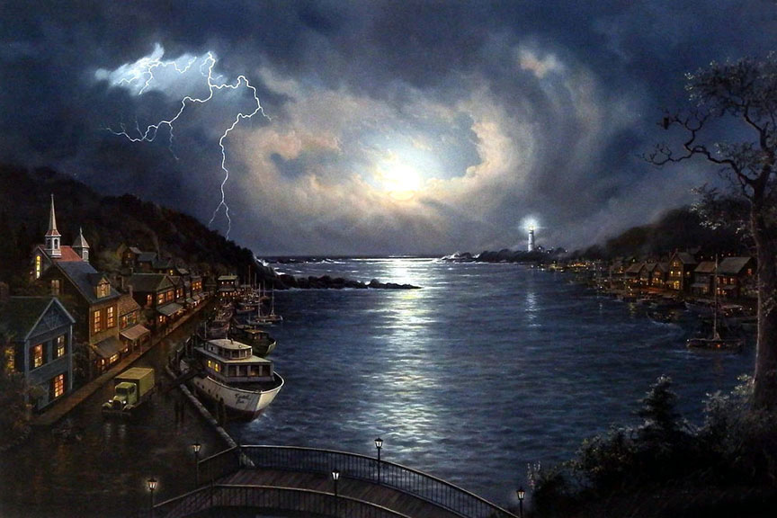 Jesse Barnes - Safe Harbor - Limited Edition Lithograph